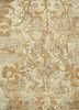 ESK-919 Antique White/Antique White ivory wool and bamboo silk hand knotted Rug