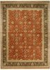 grt-04 rust/dark brown red and orange wool hand knotted Rug