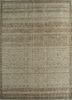 gs-1017 soft beige/spice brown beige and brown wool hand knotted Rug