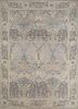 gs-1513 medium gray/medium taupe grey and black wool hand knotted Rug