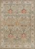 gs-1513 leaf green/mystique beige green wool hand knotted Rug