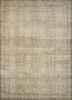gs-16 bronze green/sand beige and brown wool hand knotted Rug