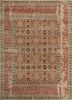 gs-7054 tabasco/classic gray red and orange wool hand knotted Rug