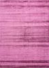 hbs-01 fuchsia/fuchsia pink and purple bamboo silk hand loom Rug