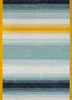 HWL-13003 Sea Mist Green/White blue wool hand loom Rug
