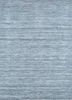 HWV-09 Iced Slate/Iced Slate blue wool and viscose hand loom Rug