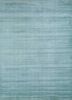 HWV-2000 Soft Turquoise/Soft Turquoise blue wool and viscose hand loom Rug