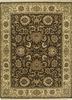 jc-106 tobacco/sand beige and brown wool hand knotted Rug