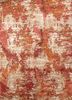 JPR-22 Red Orange/Red Orange red and orange wool and silk hand knotted Rug