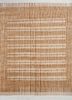lca-1502 antique white/antique white beige and brown wool hand knotted Rug