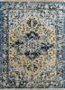 LCA-17 Sunflower/Ebony gold wool hand knotted Rug