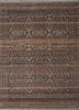 lca-30 light coral/medium espresso red and orange wool hand knotted Rug