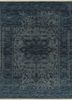 LCA-63 Deep Blue/Navy blue wool hand knotted Rug