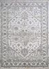 lca-64 white/classic gray ivory wool hand knotted Rug