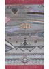 khushboo pink and purple wool and bamboo silk hand knotted Rug
