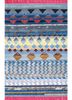 manchaha blue wool and bamboo silk hand knotted Rug - HeadShot