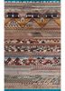 manchaha beige and brown wool and bamboo silk hand knotted Rug - HeadShot