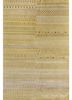 Judwa #2 gold wool and bamboo silk hand knotted Rug