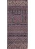 sapna pink and purple wool and bamboo silk hand knotted Rug