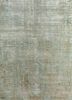 lrb-1501 light mint/batik green green wool and bamboo silk hand knotted Rug
