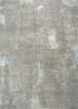 LRB-1502 Ashwood/Flax grey and black wool and bamboo silk hand knotted Rug