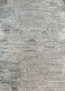 lrb-1527(cs-03) frost gray/soft gray grey and black wool and bamboo silk hand knotted Rug