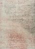 LRB-1529 Antique White/Copper Tan ivory wool and bamboo silk hand knotted Rug
