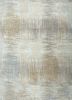 lrb-1532 ashwood/skyline blue grey and black wool and bamboo silk hand knotted Rug