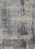 LRB-1545 Ivory/Purple Ash ivory wool and bamboo silk hand knotted Rug