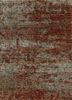 lrb-1637 light coral/white smoke red and orange wool and bamboo silk hand knotted Rug