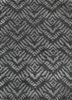 LRB-7024 Black Olive/Nickel grey and black wool and bamboo silk hand knotted Rug
