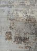 LRB-9031 Ashwood/Ivory grey and black wool and bamboo silk hand knotted Rug