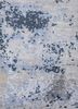 lu-9031 (cs-01) blue blush/black ink blue wool and bamboo silk hand knotted Rug