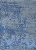 lu-9031 (cs-01) chicory/orion blue blue wool and bamboo silk hand knotted Rug