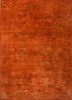 NE-2349 Faded Rose/Faded Rose red and orange wool and silk hand knotted Rug