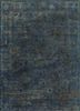 ne-2364 chicory/chicory blue wool and silk hand knotted Rug