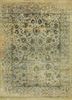 far east gold wool and silk hand knotted Rug - HeadShot