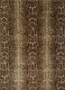 nms-14 indian brown/warm taupe beige and brown wool and silk hand knotted Rug
