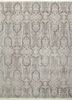 blithe ivory wool and bamboo silk hand knotted Rug - HeadShot