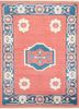 pae-1150 poppy/caviar red and orange wool hand knotted Rug