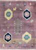 pae-1176 grape/grape pink and purple wool hand knotted Rug