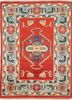 pae-1241 outrageous orange/marigold red and orange wool hand knotted Rug