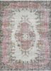 pae-1276 antique white/tea rose ivory wool hand knotted Rug