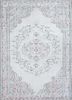 pae-1303 white/coral essence ivory wool hand knotted Rug