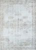 pae-1344 linen/lead gray ivory wool hand knotted Rug