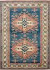 pae-1351 white/blue berry ivory wool hand knotted Rug