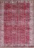 pae-1423 red/coral essence red and orange wool hand knotted Rug