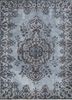 pae-1425 milky blue/white blue wool hand knotted Rug