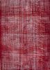 pae-1435 deep red/deep red red and orange wool hand knotted Rug
