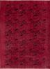 pae-1438 medium rose/deep ruby red and orange wool hand knotted Rug